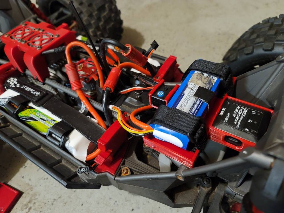 3D Printed Traxxas Xmaxx Small Battery Skyrc GPS Hobbywing Etsy