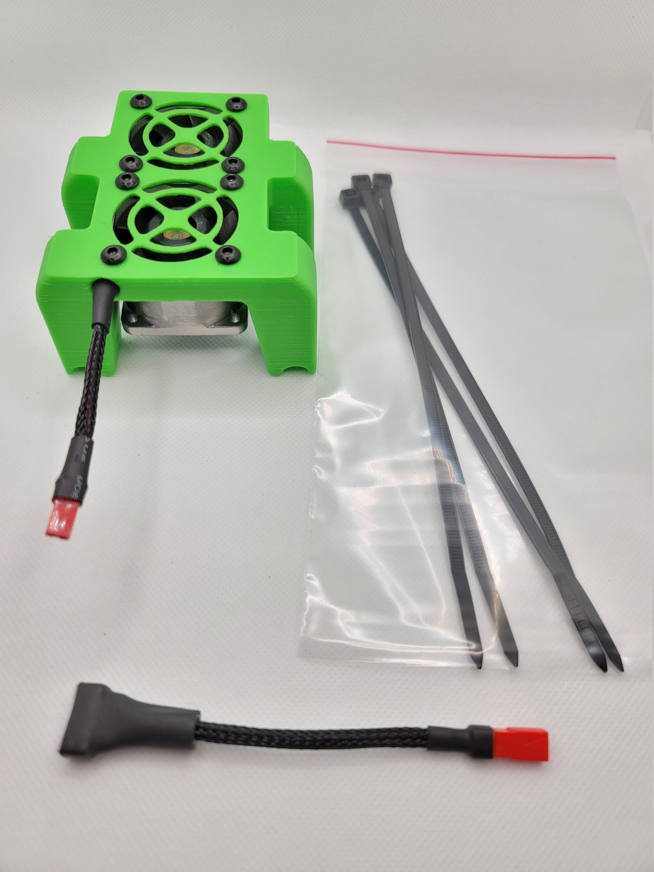 Dual RC Cooling Fan With Aluminum Housing for Traxxas Xmaxx Motor Etsy