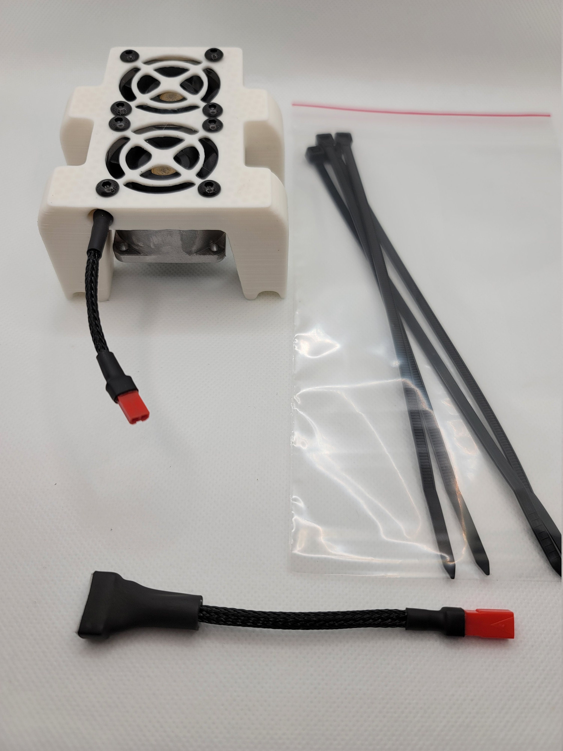 Dual RC Cooling Fan With Aluminum Housing for Traxxas Xmaxx Motor Etsy