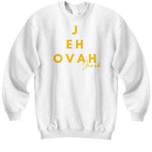 Jehovah Jireh Unisex T-shirts (Gold) in Many Styles and Colors