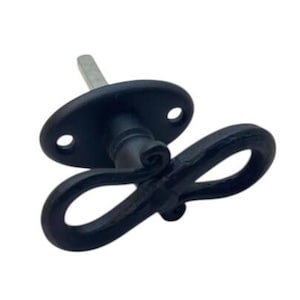 Handmade Wrought Iron Knob: Rustic Blacksmith Cabinet Drawer Pull