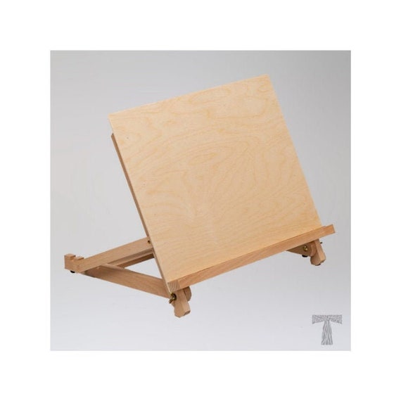 Drawing Board, Table Easel, Tabletop Easel A3 Wood Desktop