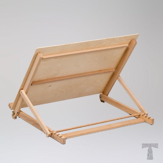 Drawing Board, Table Easel, Tabletop Easel A2 Wood Desktop Painting