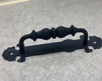 Vintage-Inspired Iron Door Handle - Blacksmith Made, Custom Antique Door Pull for Interior Design, Perfect Wedding Gift