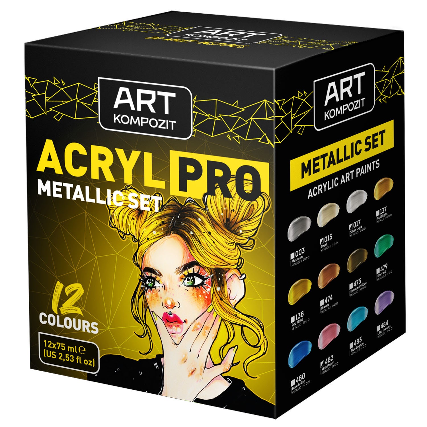 Pro Acryl - Metallic Set