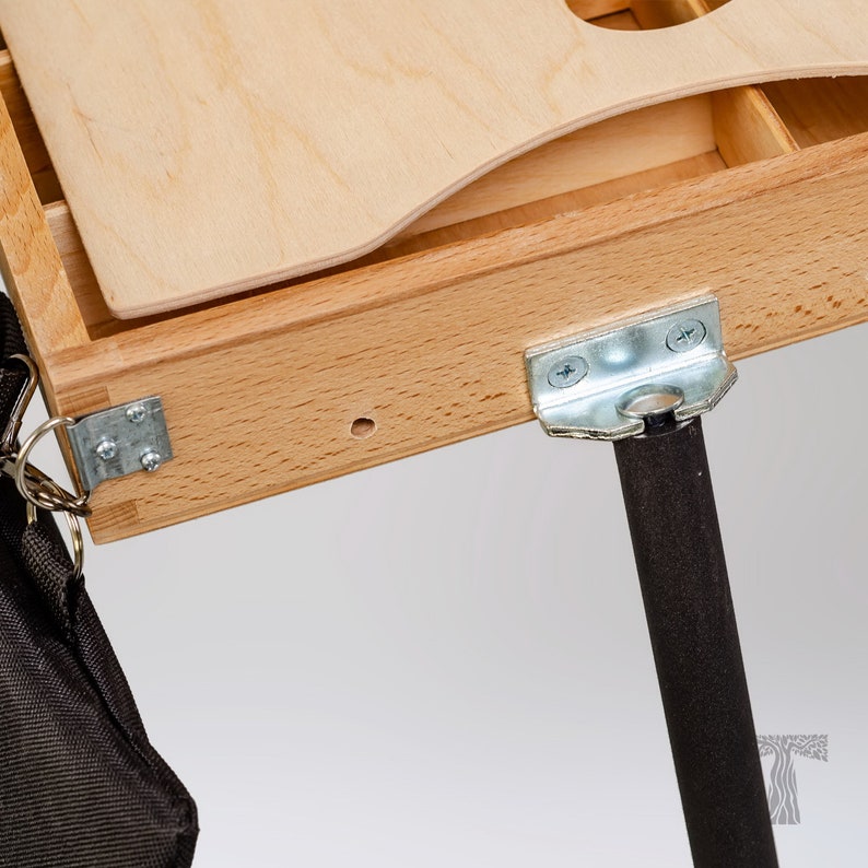 Lightweight Easel Wood Artists Carrying Case Portable Easel Etsy