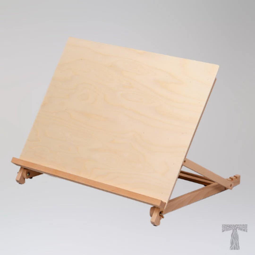  Kids Wooden Table Easel Double-Sided Tabletop Drawing