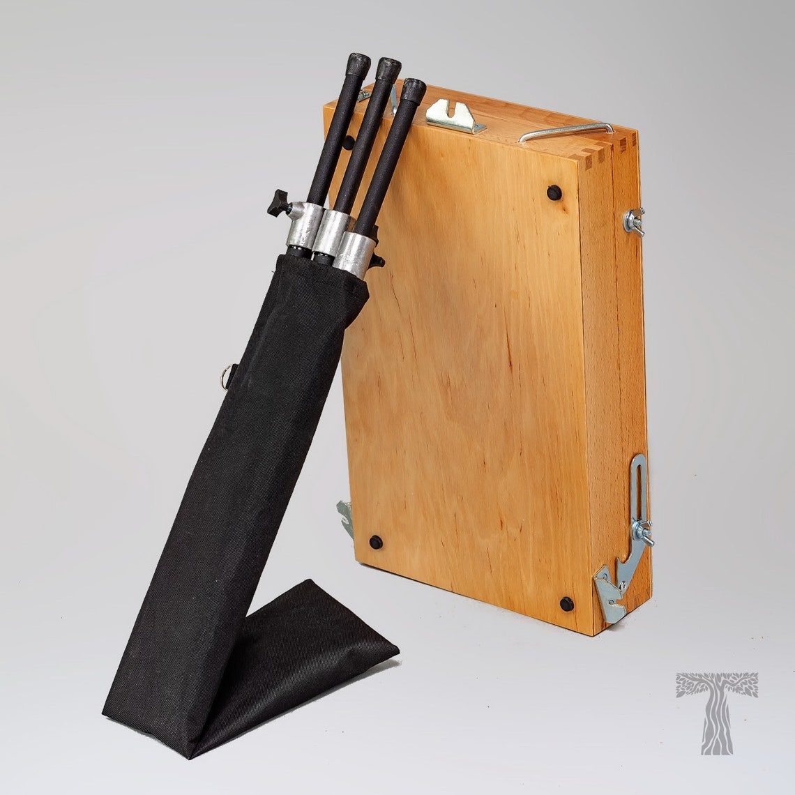 Lightweight Easel Wood Artists Carrying Case Portable Easel Etsy