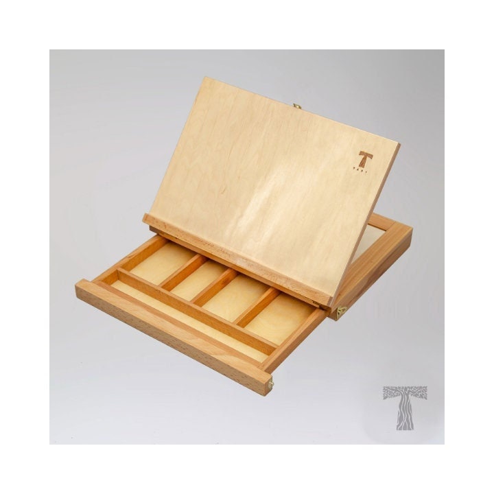 Drawing Board, Portable Lap Easel, Wooden Easel, Table Lap Easel