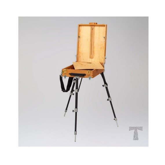 Classic Wooden Easel for Painting,portable Easel, Pochade Box