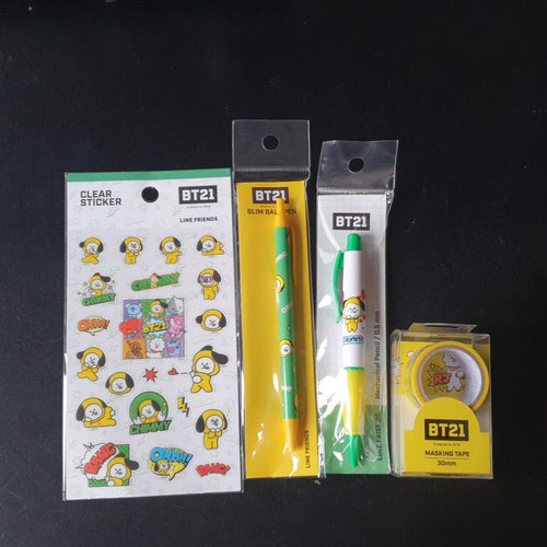 BTS Stationery Set BT21 Products Limited Etsy