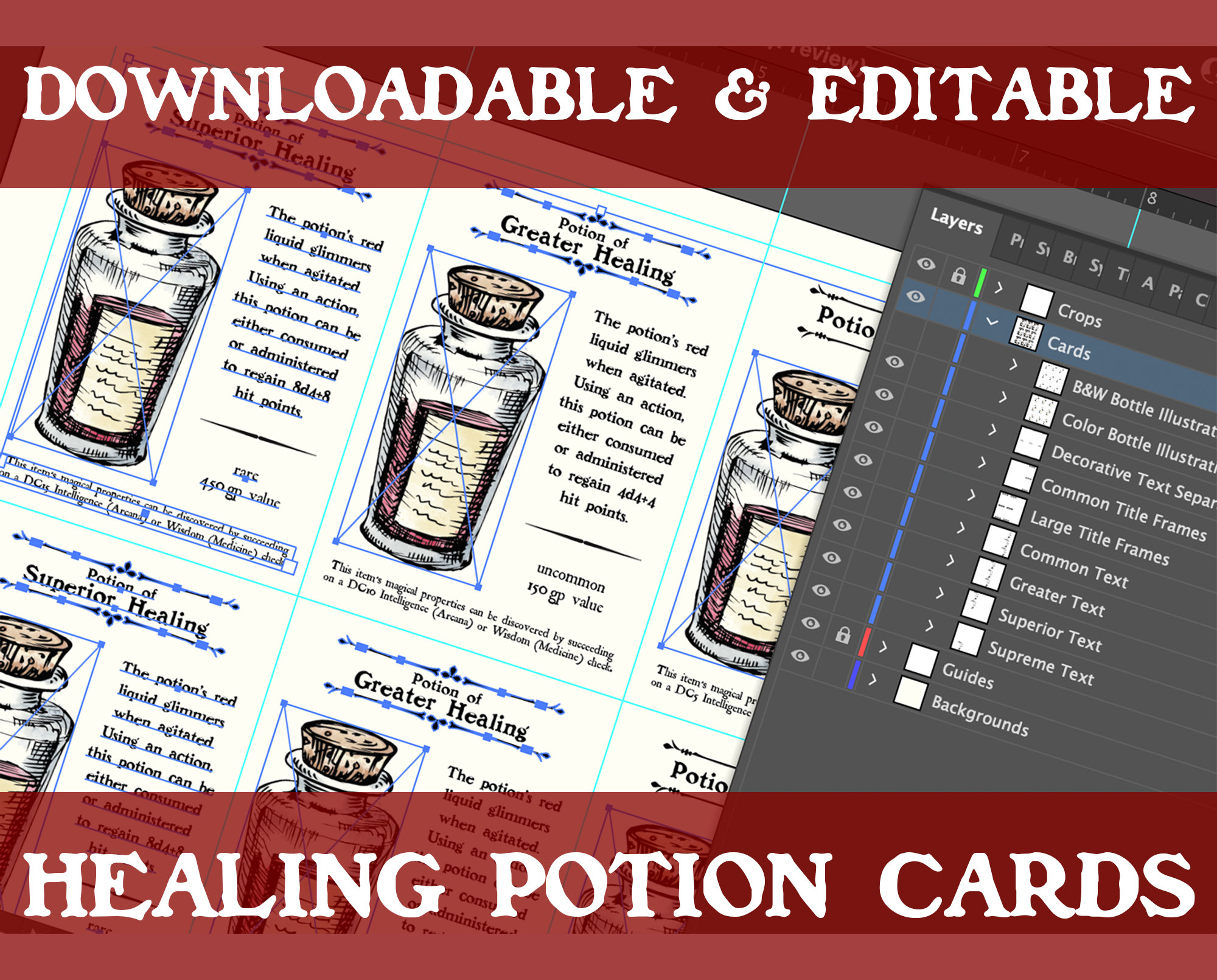 Magic Item Template - Etsy Norway