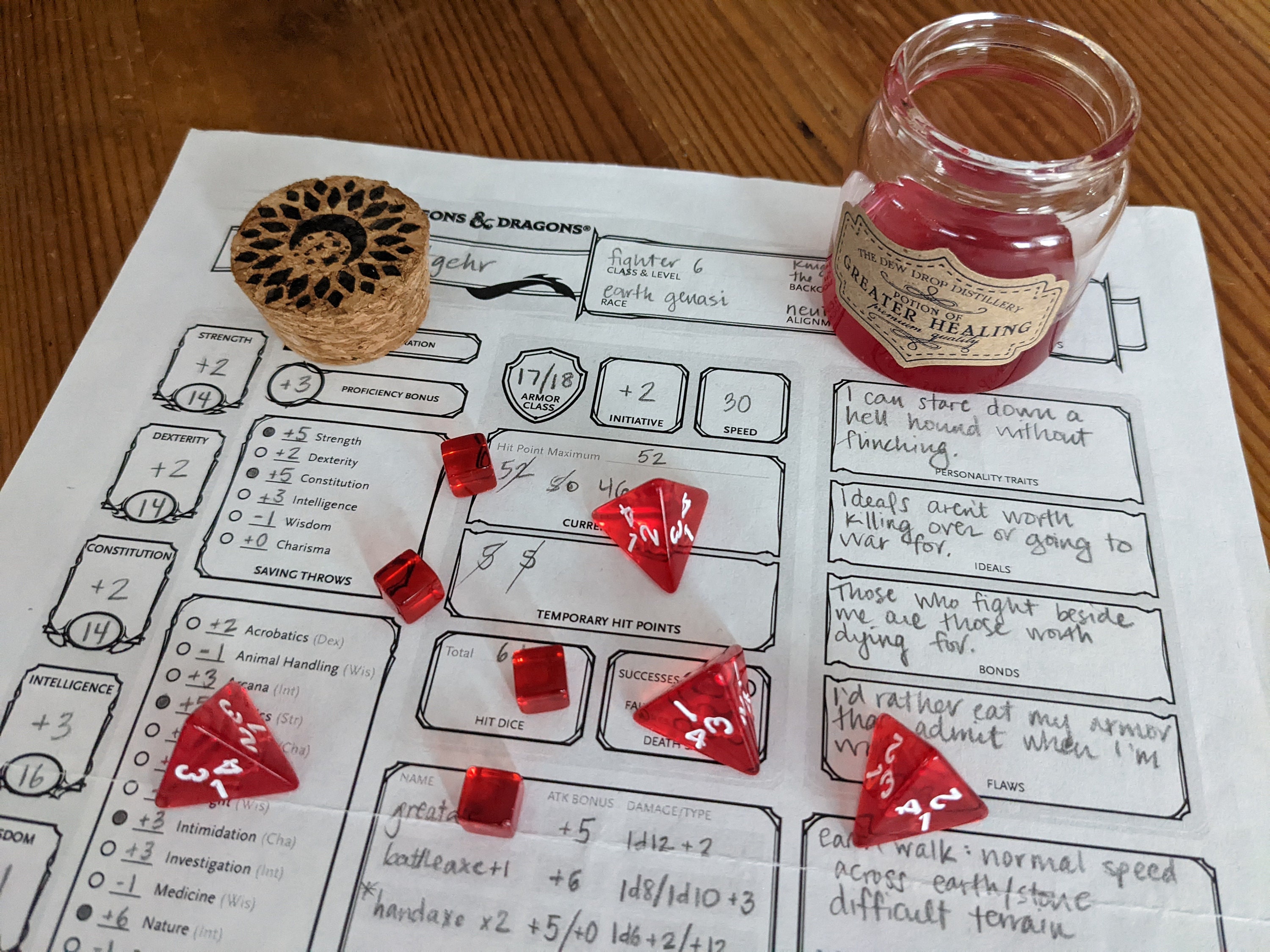 D&amp;D Potion of Healing Complete Set - Etsy