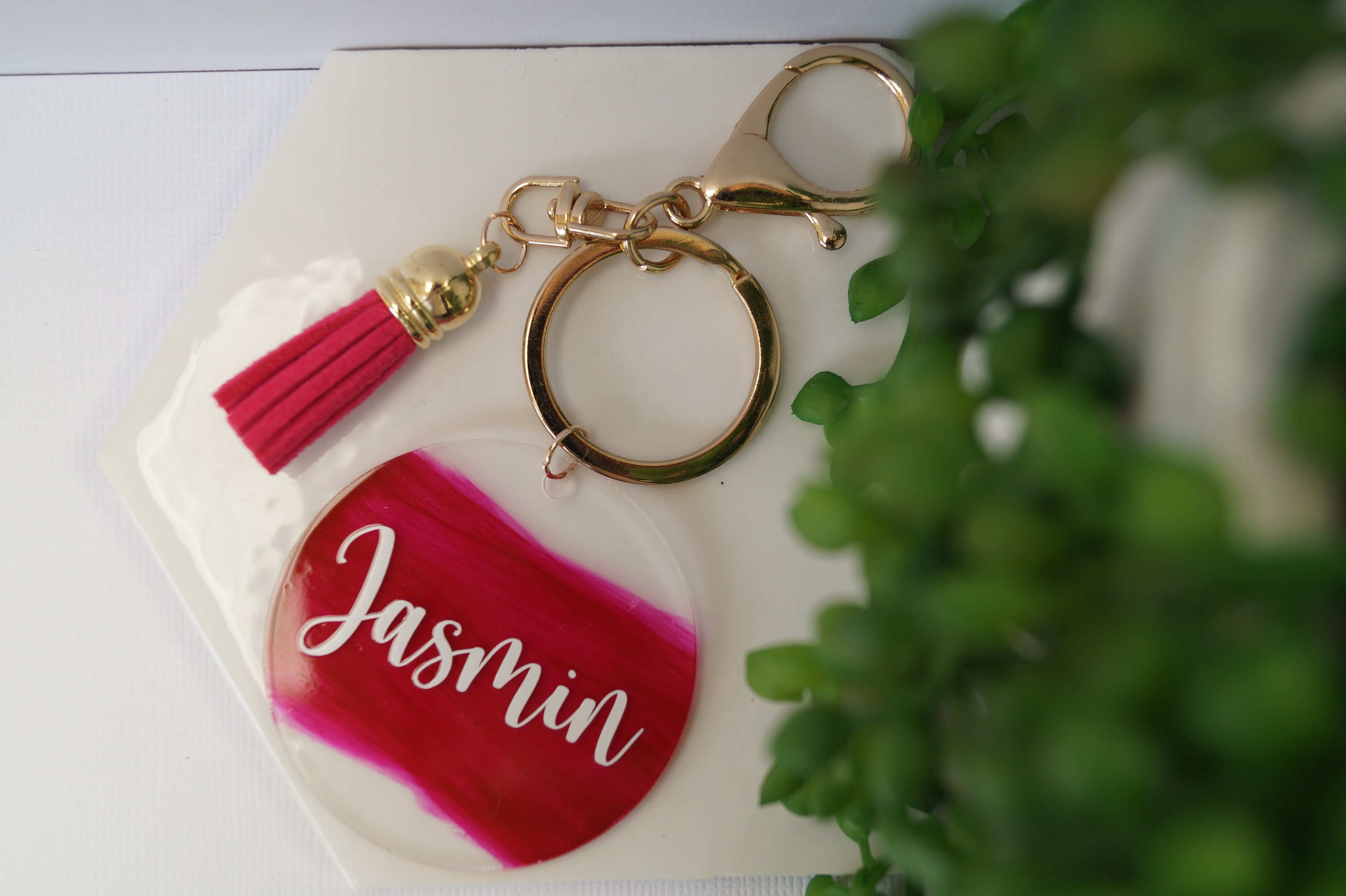 Personalised Key Chain Custom Key Ring Gift for her Gift Etsy