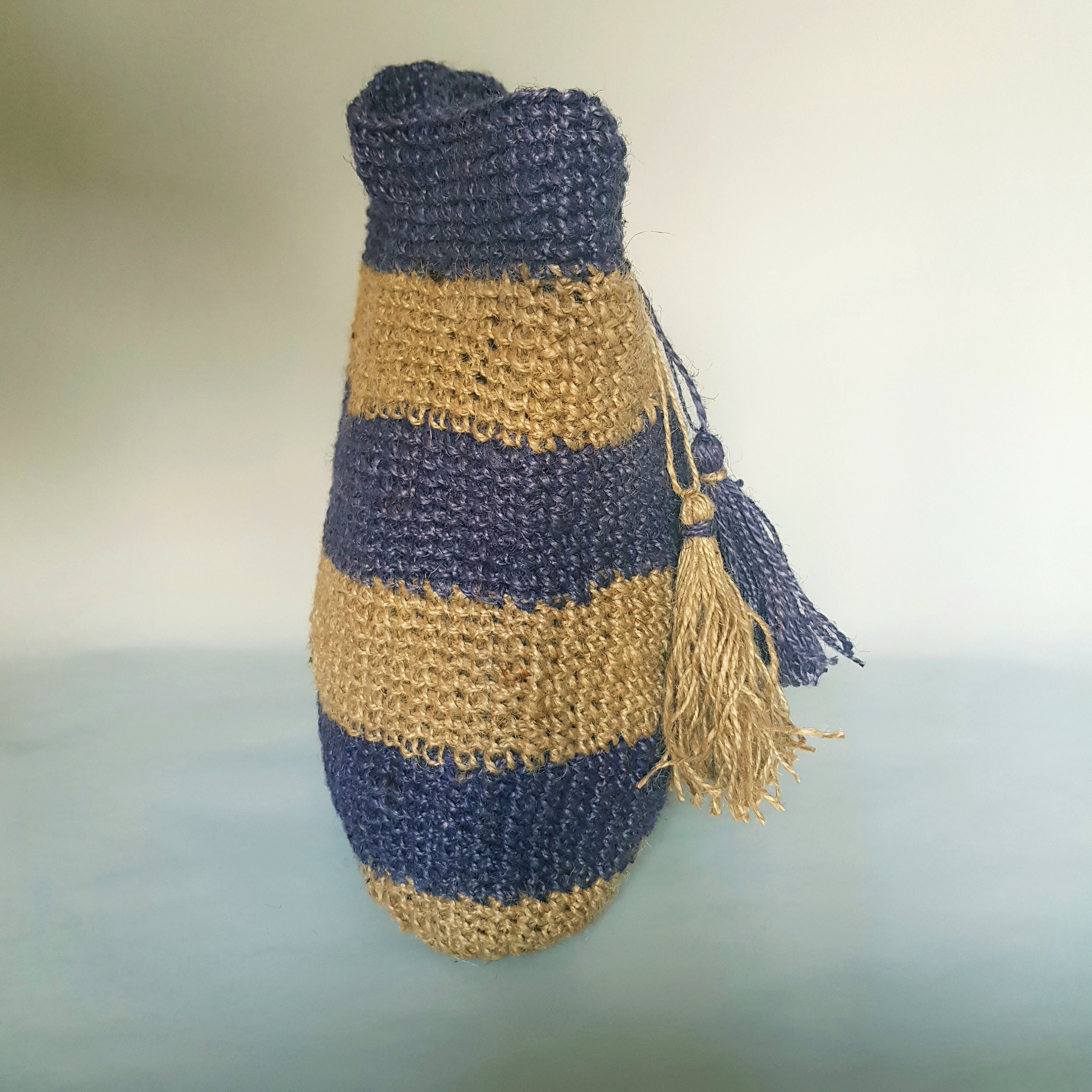 Jute Twine Shopping Bag / Handbag medium Etsy UK