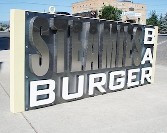 Outdoor Metal Sign, Office Sign, Exterior Metal Sign, Custom 3d Logo, Business Name Sign, 3D Sign Logo, Metal Sign with Logo, Custom Sign