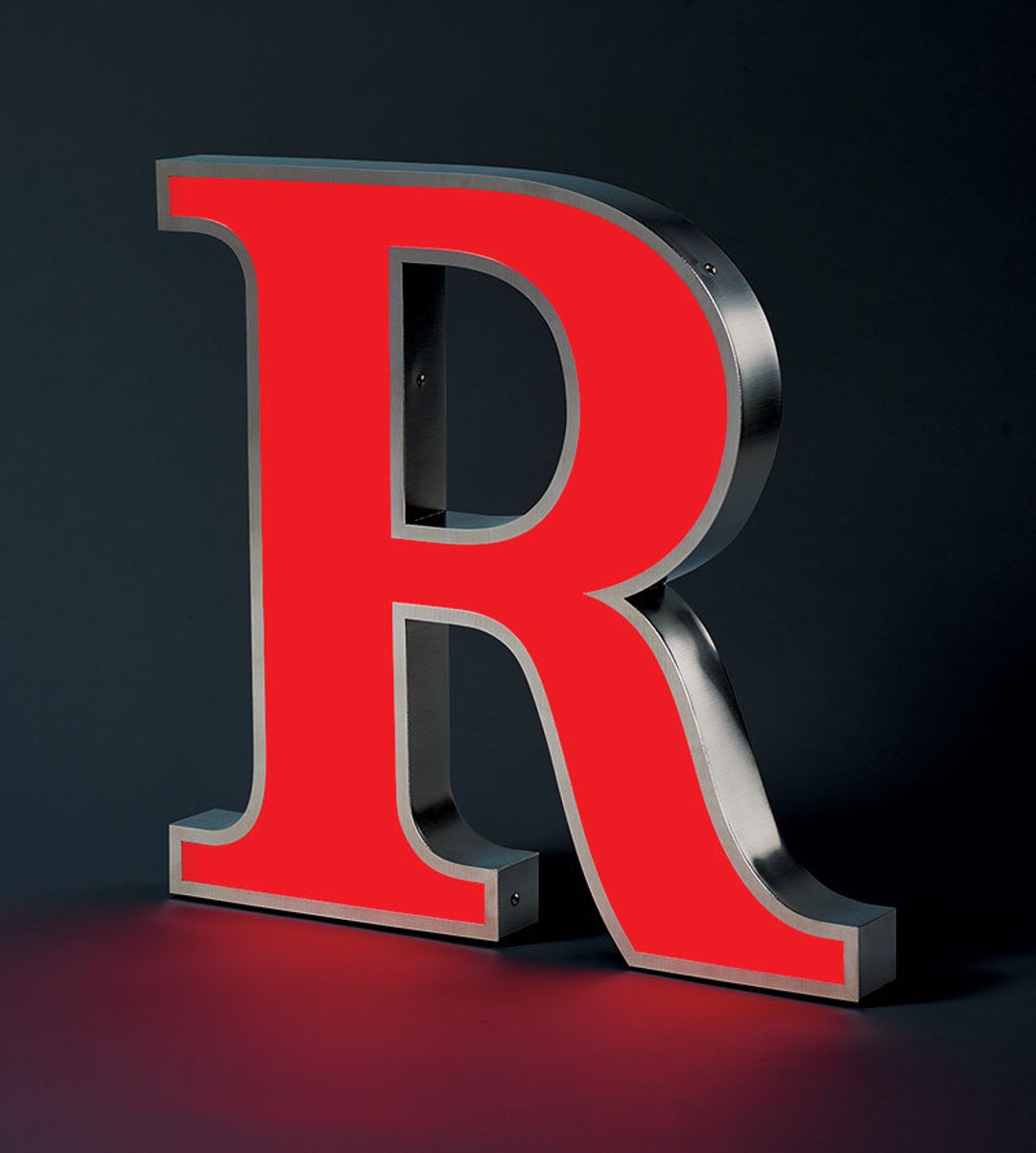 Metal Face Lit Letters - Etsy