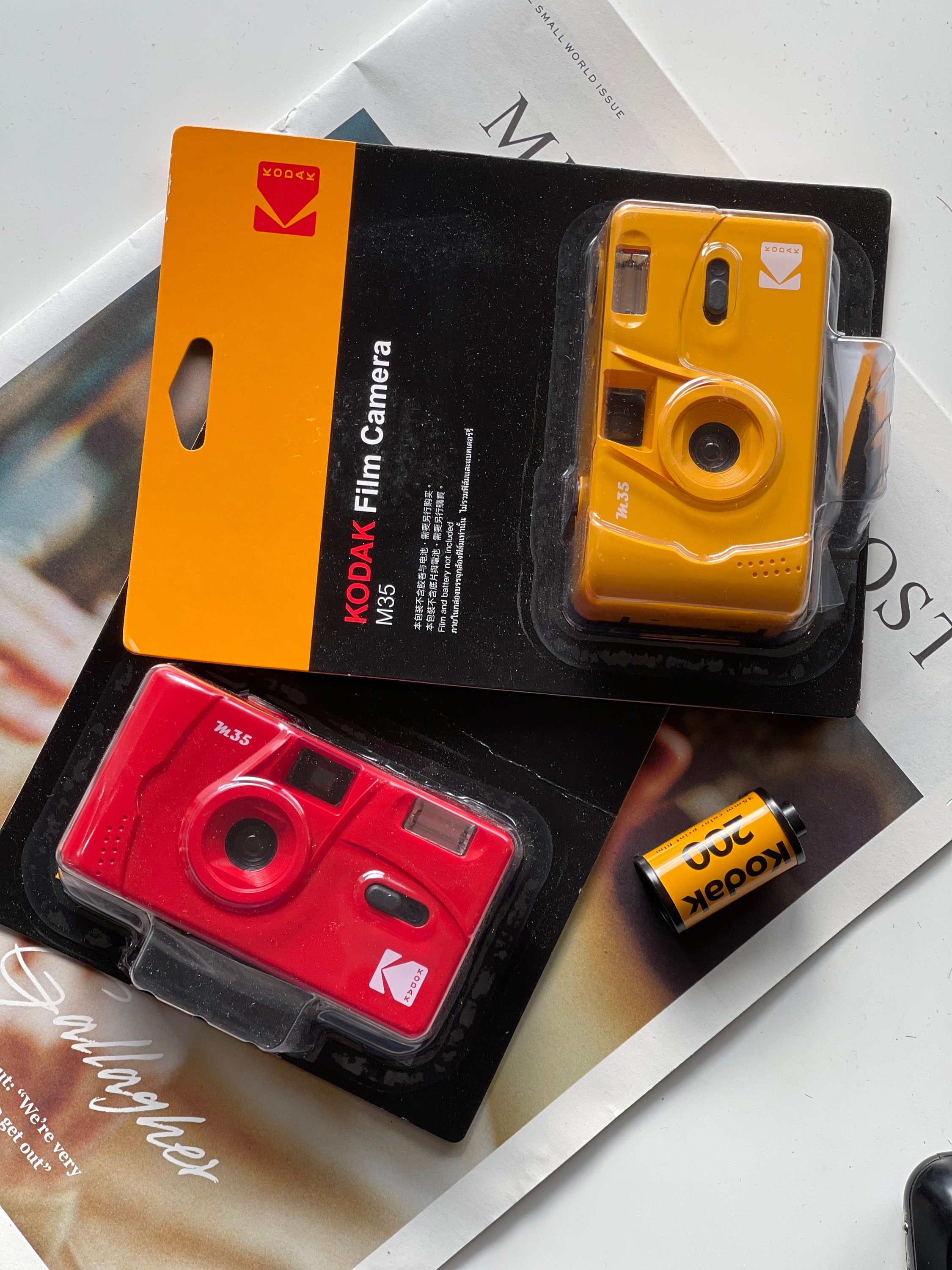 Kodak M35 Inc Battery Film 35mm Reusable Retro Camera Kit Etsy Australia