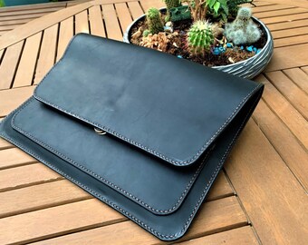 Leather Laptop Case, MacBook Case, MacBook Sleeve, Leather Macbook Cover, Personalized Laptop Case