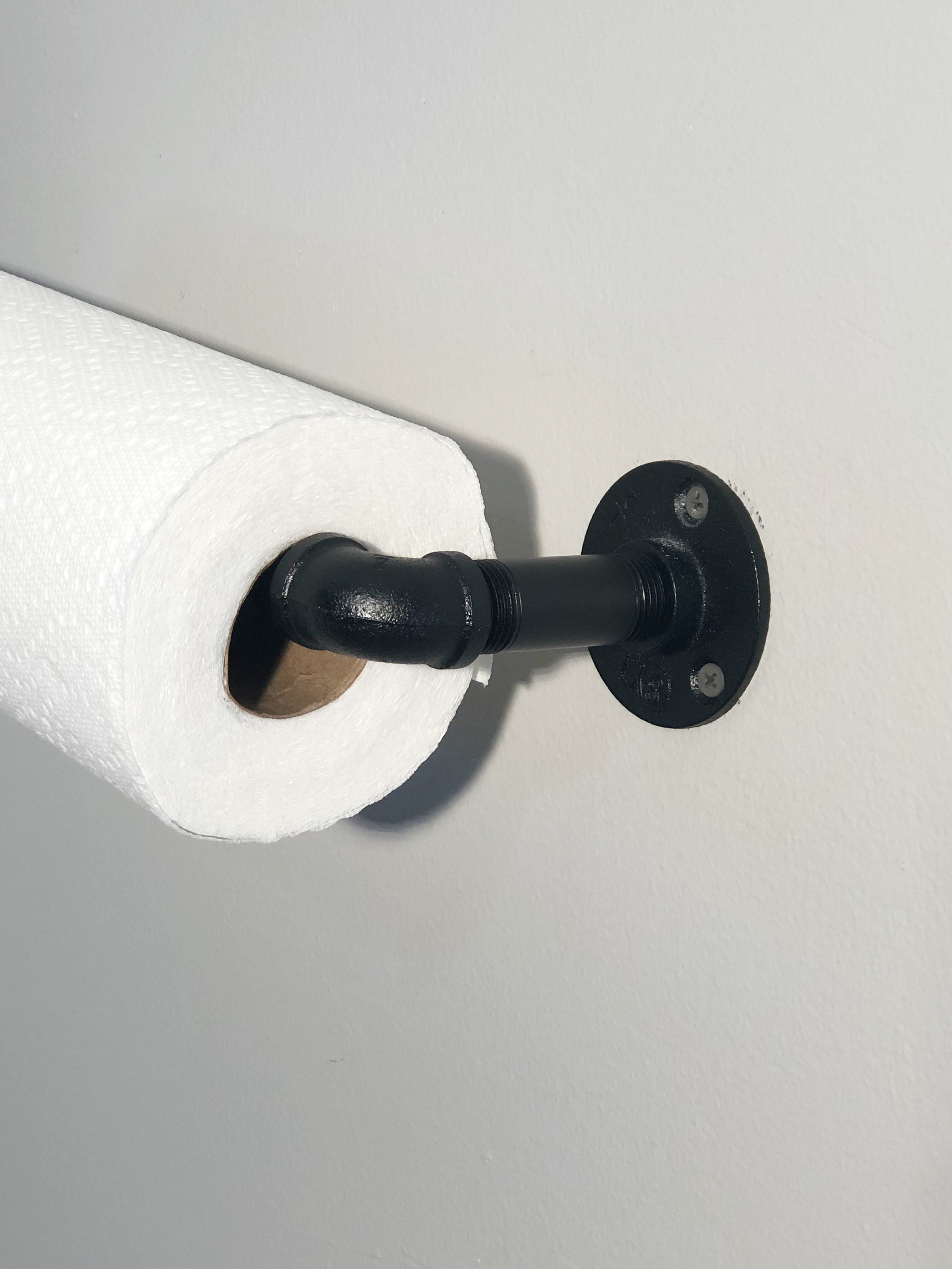 Industrial Pipe Paper Towel Holder Hand Towel Holder/bar Etsy