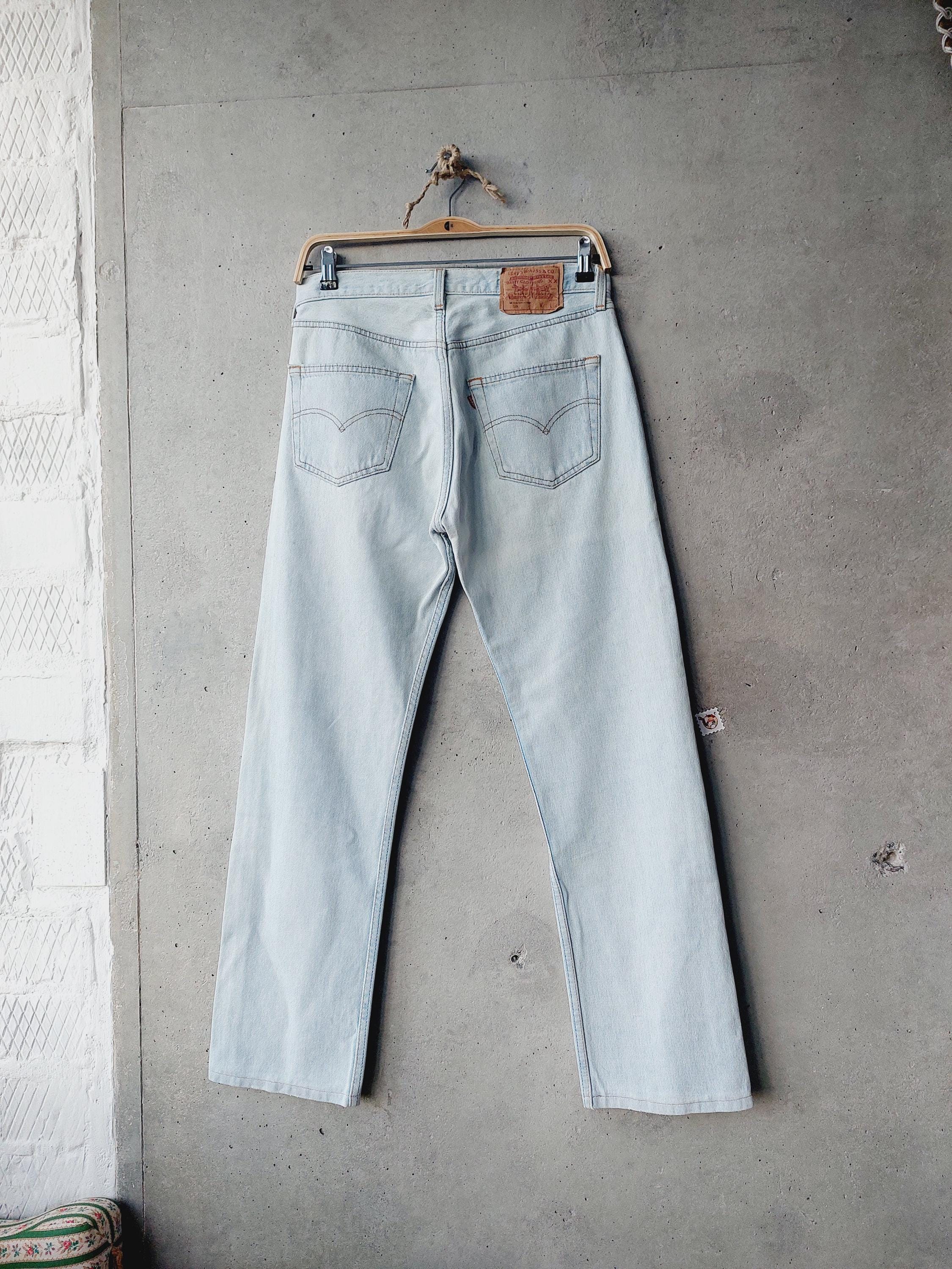 Vintage Levis 501 White - Etsy