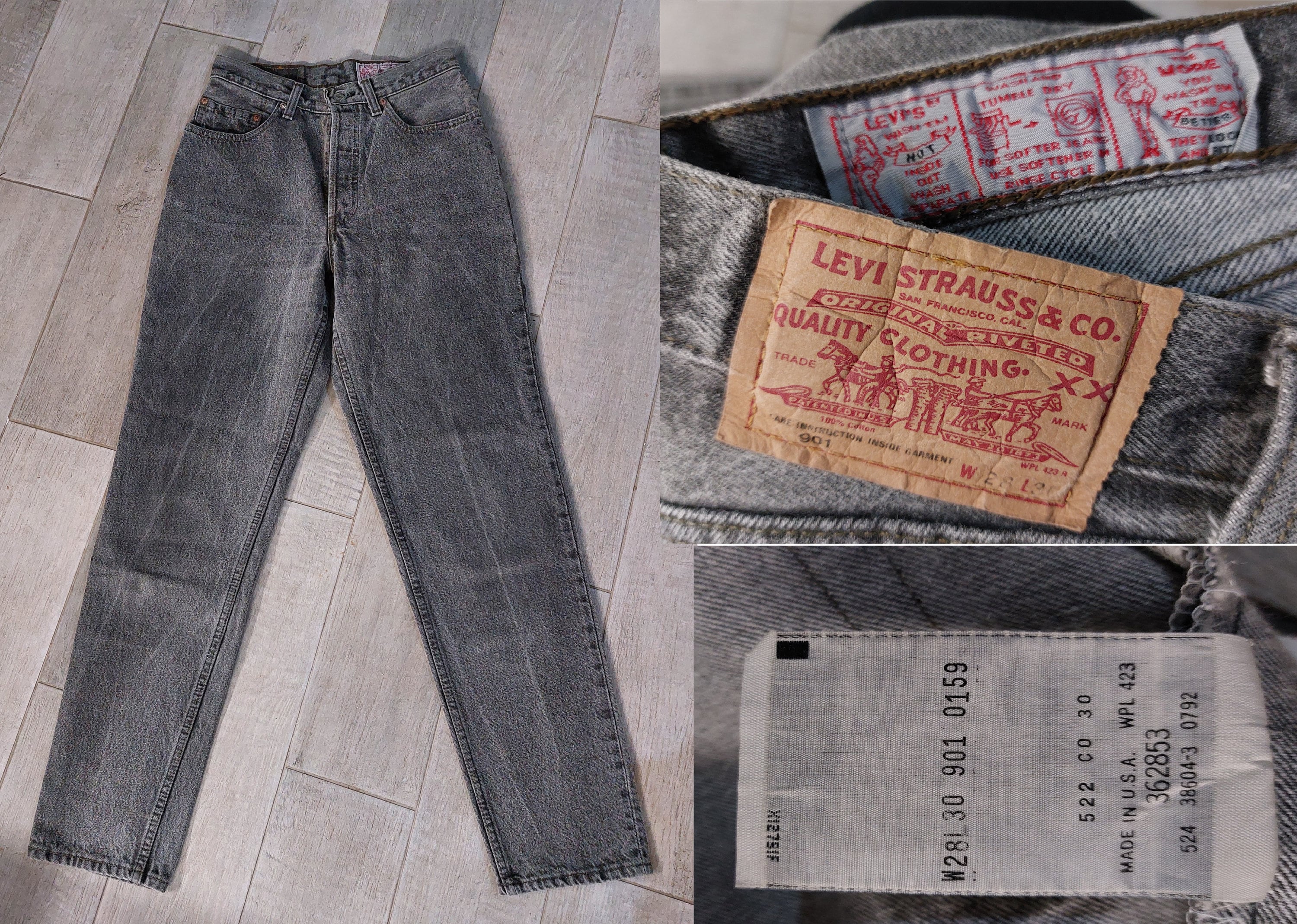 Levis 901 Jeans - Etsy Levis 901 Jeans - Etsy