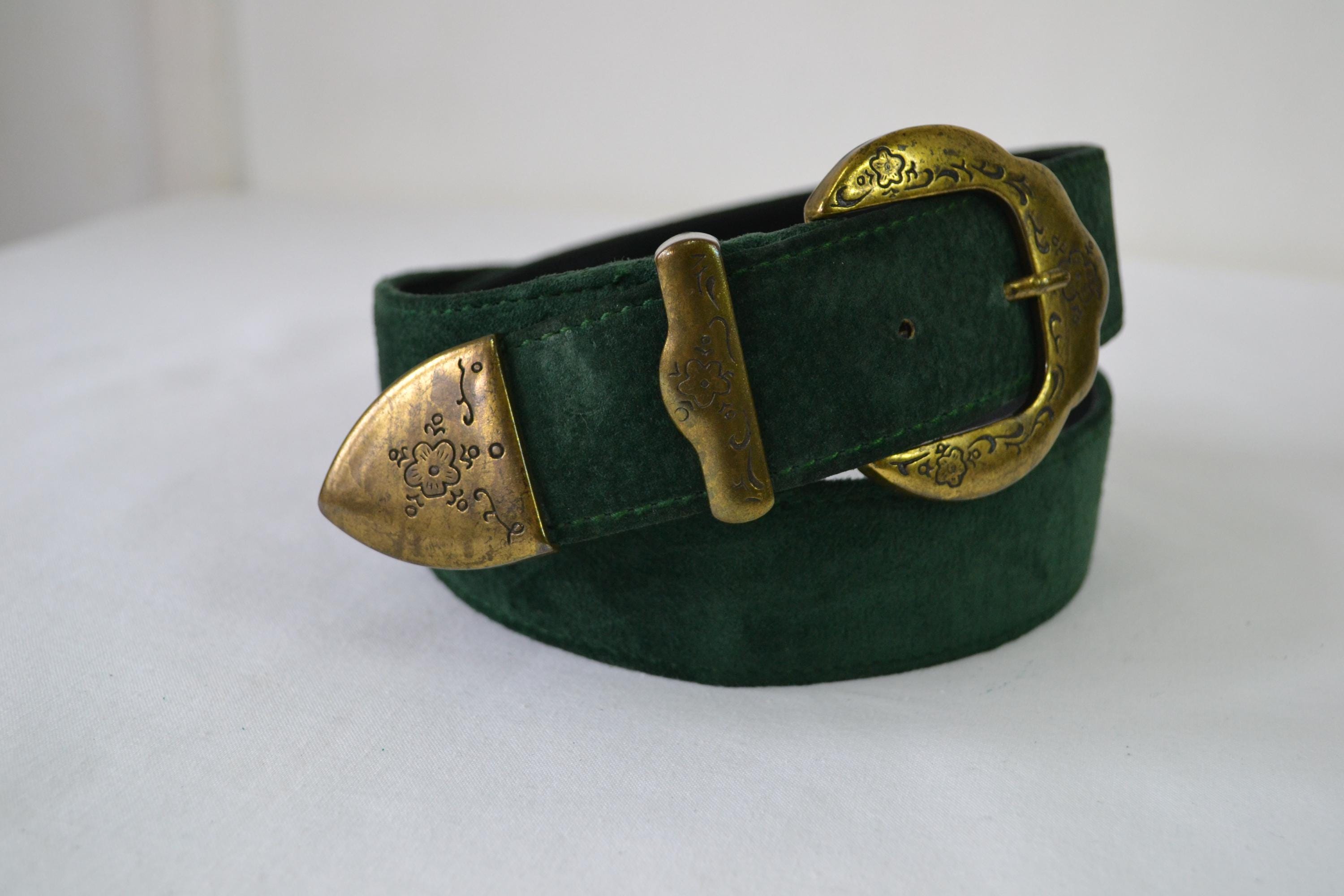 Vintage Women’s Suede Front Bow Detail Snap Closure Belt FLORENCE SUEDE BELT | B-low The Belt main image 2