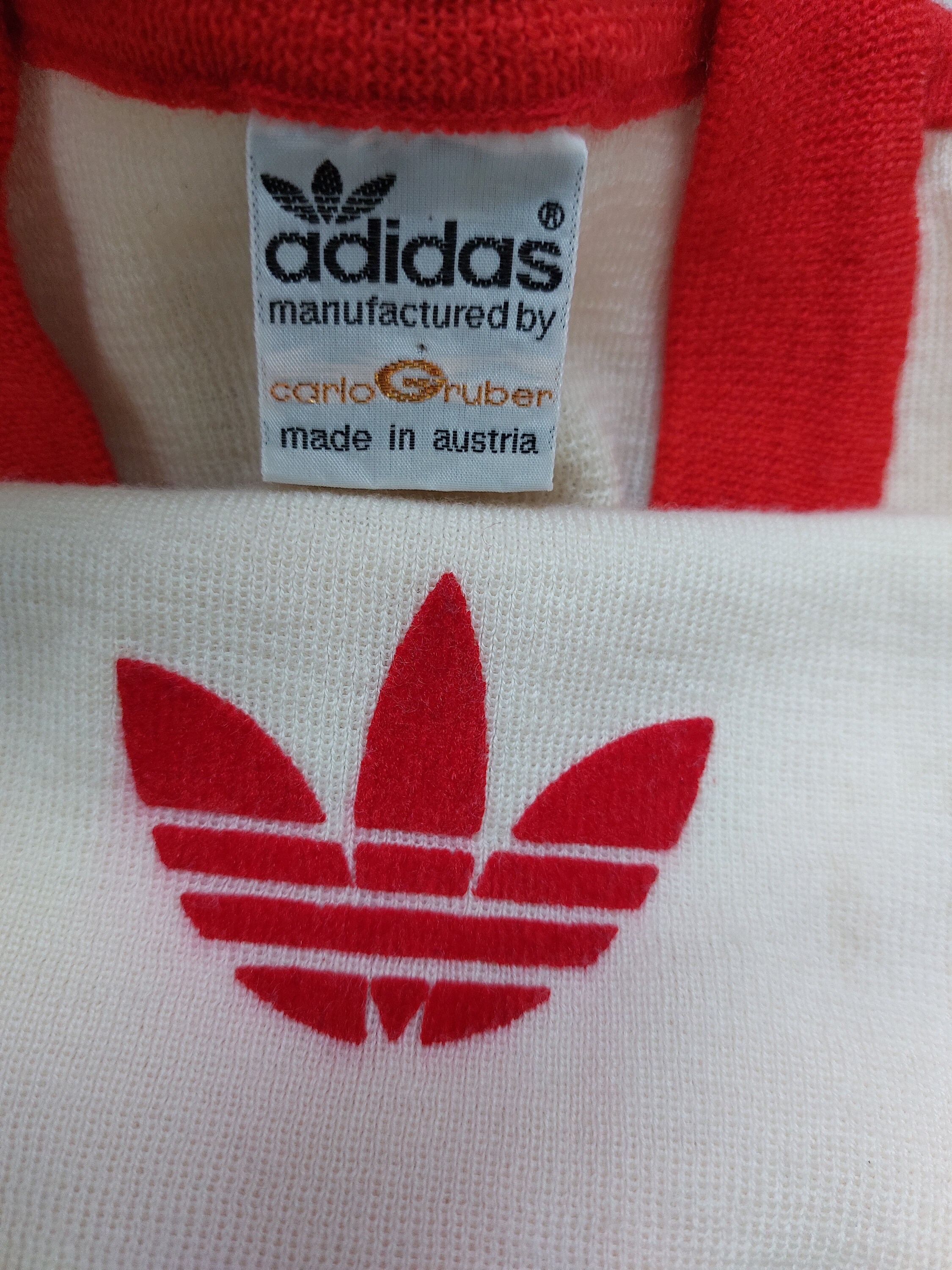 Bomber Vintage Adidas Y2K Taille L - Série Limitée Carlo Gruber, Occasion Très Bon État