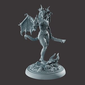 Kvistati, The Lady of Fire - 3D Printed Resin Miniature