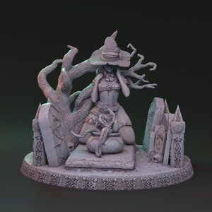 Marina von Litta, Mysterious Witchcraft of Lionila - Resin Printed Diorama