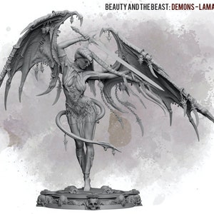 Boneflesh Lamashte - 3D Printed Resin Tabletop RPG Miniature