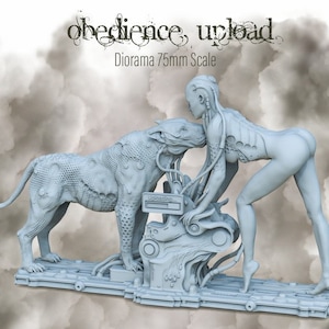 Obedience - 3D Printed Resin Diorama