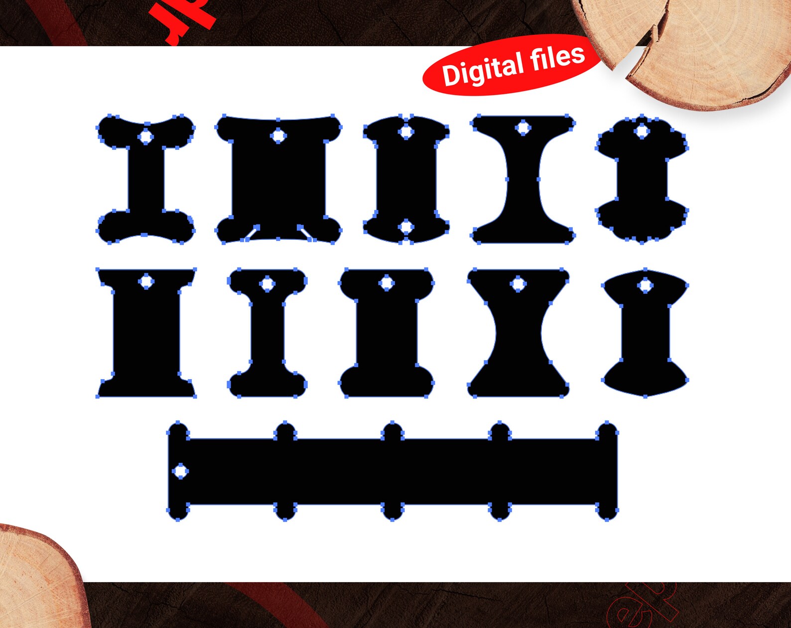 Bobbin svg Embroidery bobbin Cricut files Organizer for floss Etsy