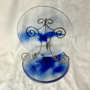 Bormioli Rocco Murano Cobalt Blue Dinner Plates - Etsy