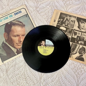 Álbum antiguo de Frank Sinatra &#39;Softly, As I Leave You&#39;, Reprise Records - 1964 - Vinilo
