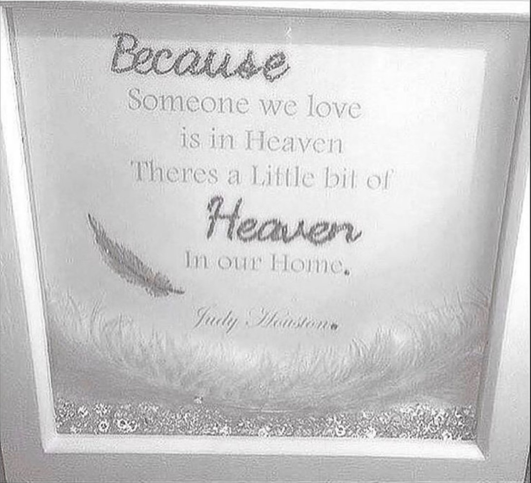 Personalised Heaven Tribute frame Etsy