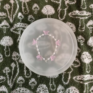 Beaded flower bracelet