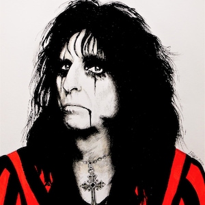 Alice Cooper A4 Fine Art Print (Unframed)