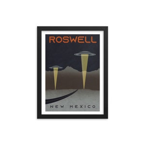 Roswell Travel Poster
