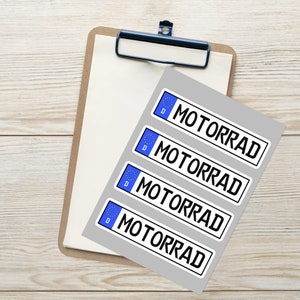 BMW Motorrad Sticker - 4 pack