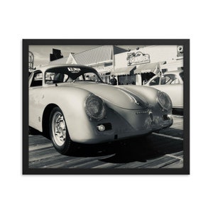 Vintage Porsche 356 - Framed Poster