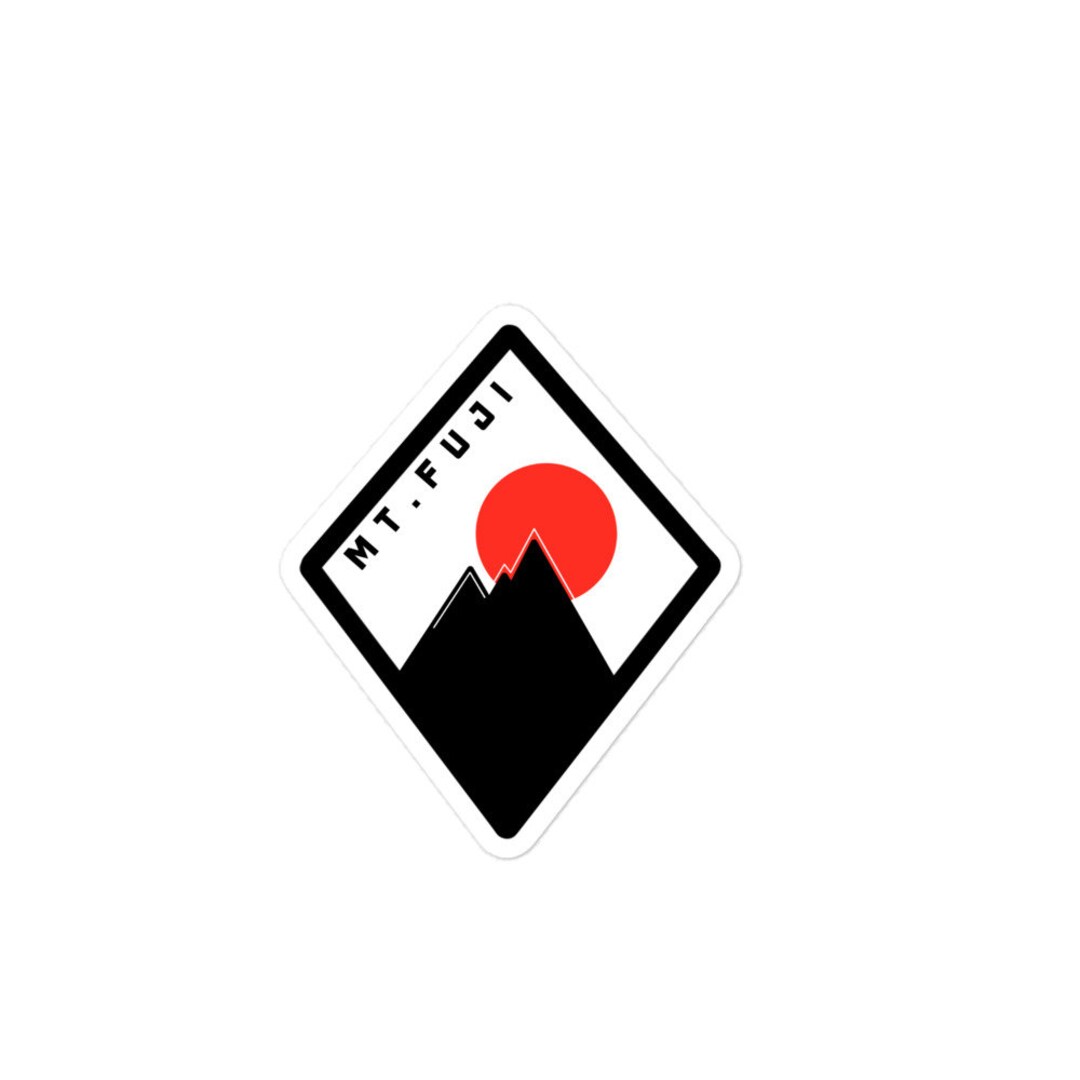Mount Fuji Japan- Sticker - Etsy