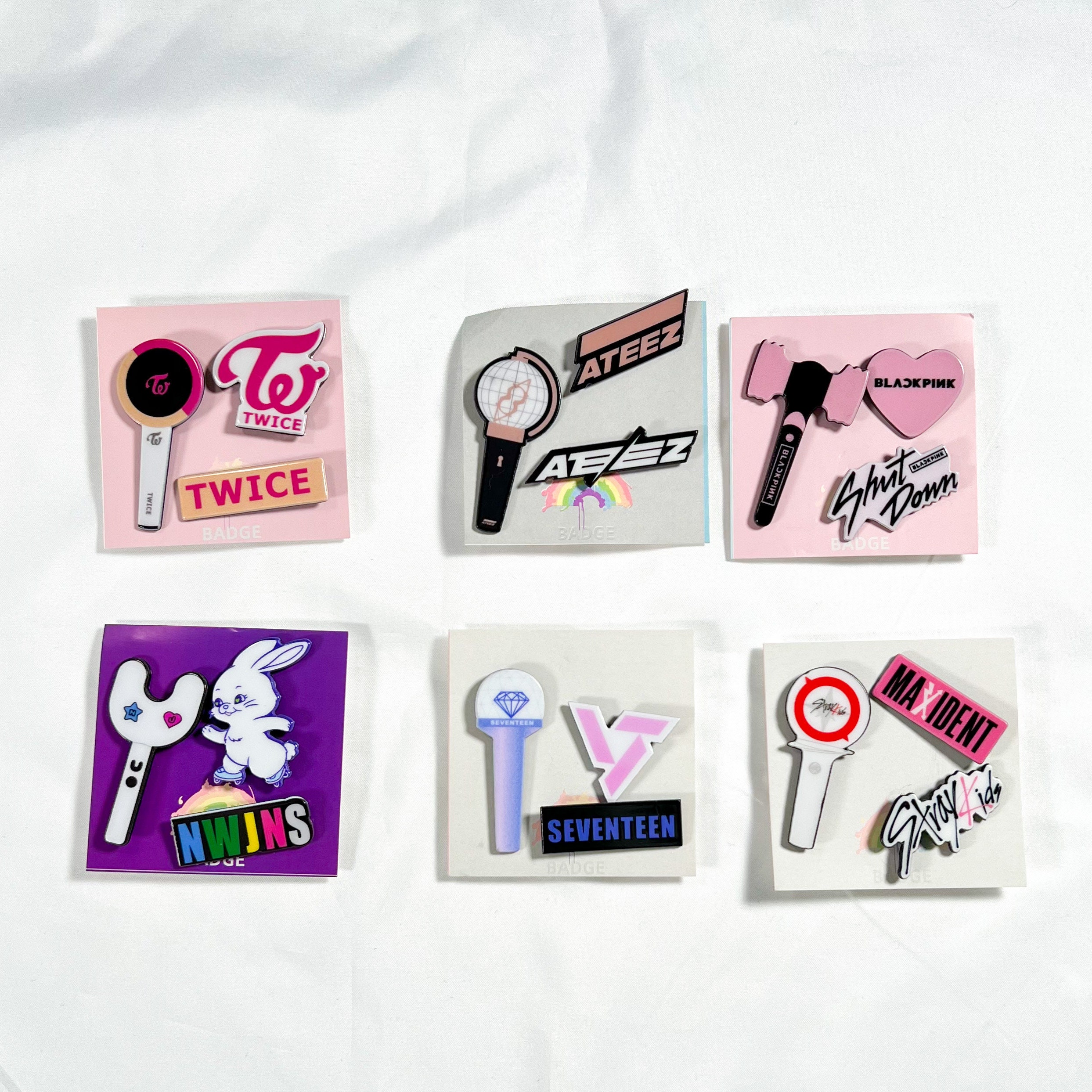 New Stray Kids Members Kpop Black/White Retractable Badge Reel Work Card  Clip ID Name Card Display Tag Staff Card Badge Holder - AliExpress