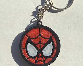 Llavero con el logo de Spider-Man