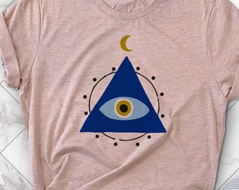 Evil Eye T-Shirt | BoHo Shirt | Chakura Tee | Gift For BFF | Unisex Shirt