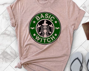 Basic Witch Halloween T-Shirt | Funny Unisex Tee