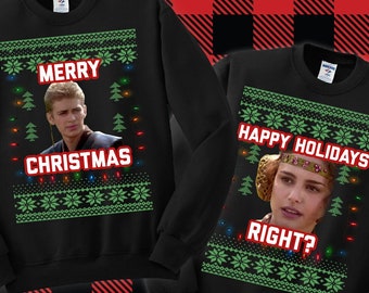 Funny Couples Ugly Christmas Sweater, Funny Meme Ugly Christmas Party Sweatshirt, Unisex Sweater Party, Christmas T-Shirt