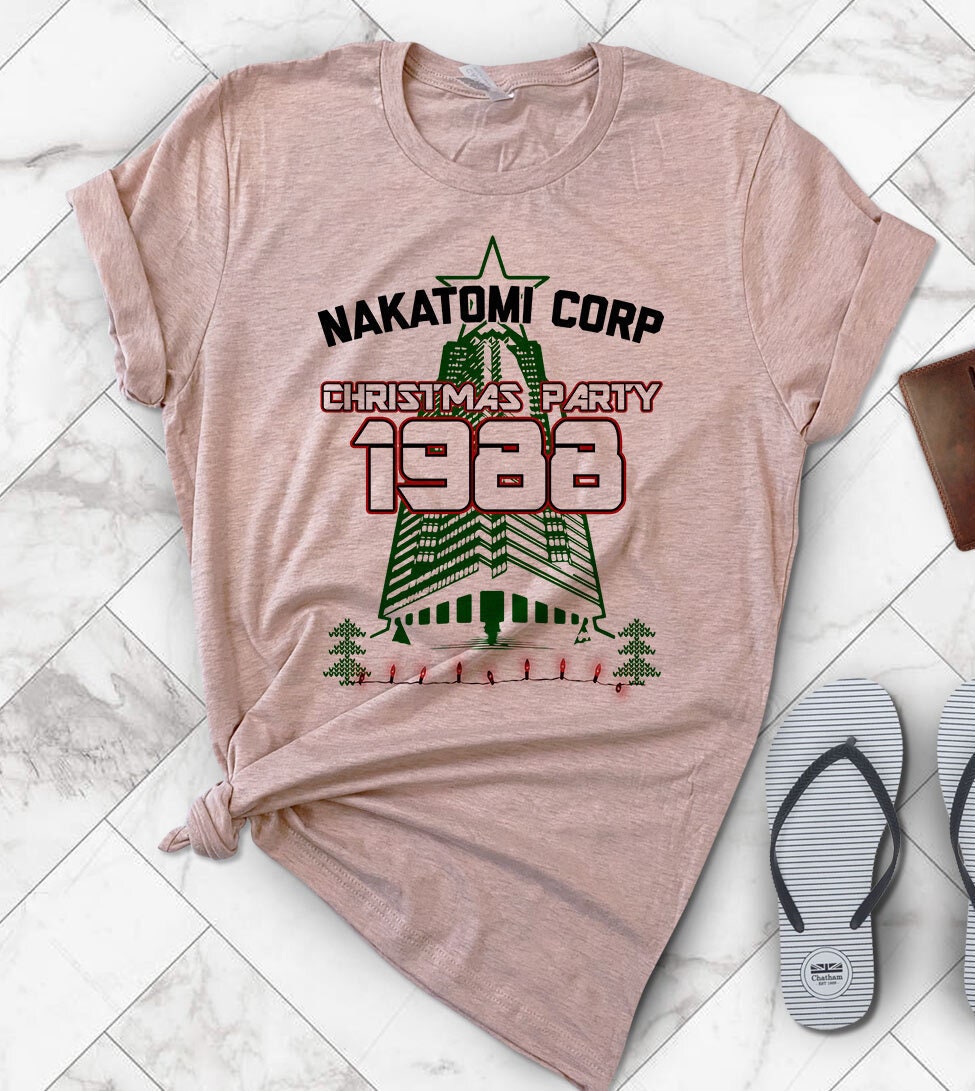 Discover Nakatomi 1988 Christmas Party T-Shirt | Ugly Christmas Shirt | Funny Christmas Party Tee | Unisex Shirts