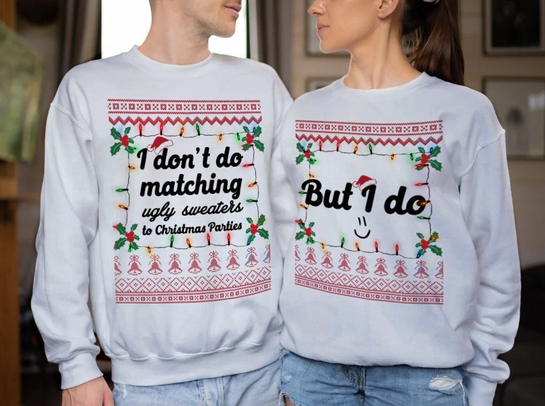 Couples Ugly Christmas Sweater 