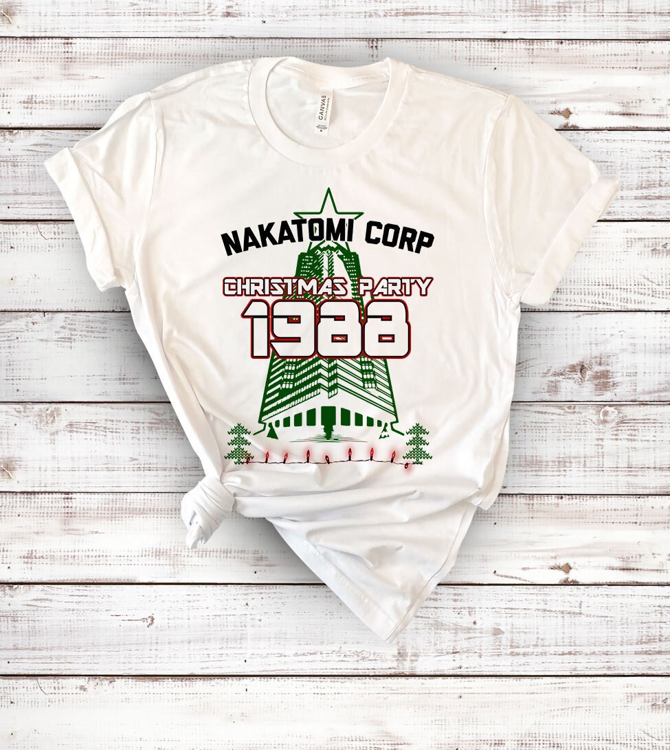 Discover Nakatomi 1988 Christmas Party T-Shirt | Ugly Christmas Shirt | Funny Christmas Party Tee | Unisex Shirts